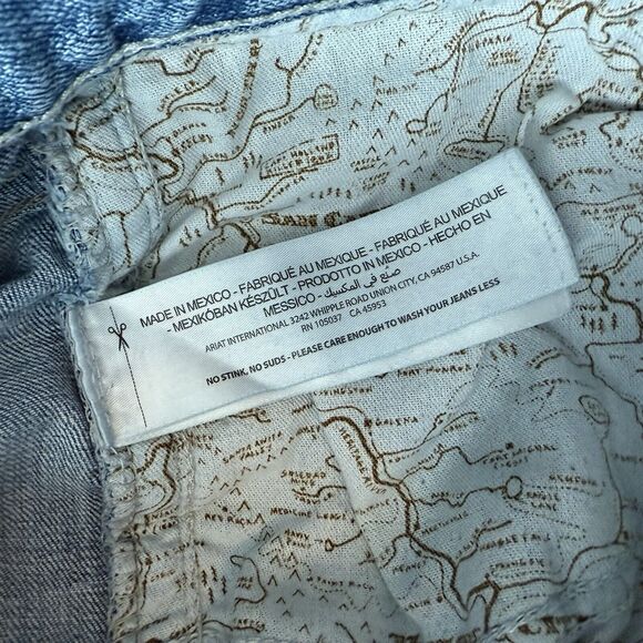 Ariat M7 Slim Fit Straight Leg Jeans 31/34 Light Wash Denim Western Work - Picture 10 of 12